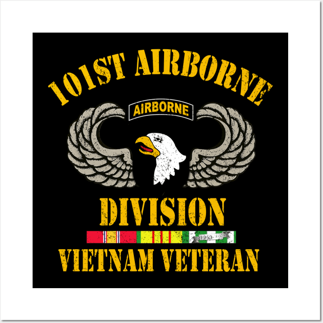 Proud U.S Army 101st Airborne Division Vietnam Veteran Wall Art by floridadori